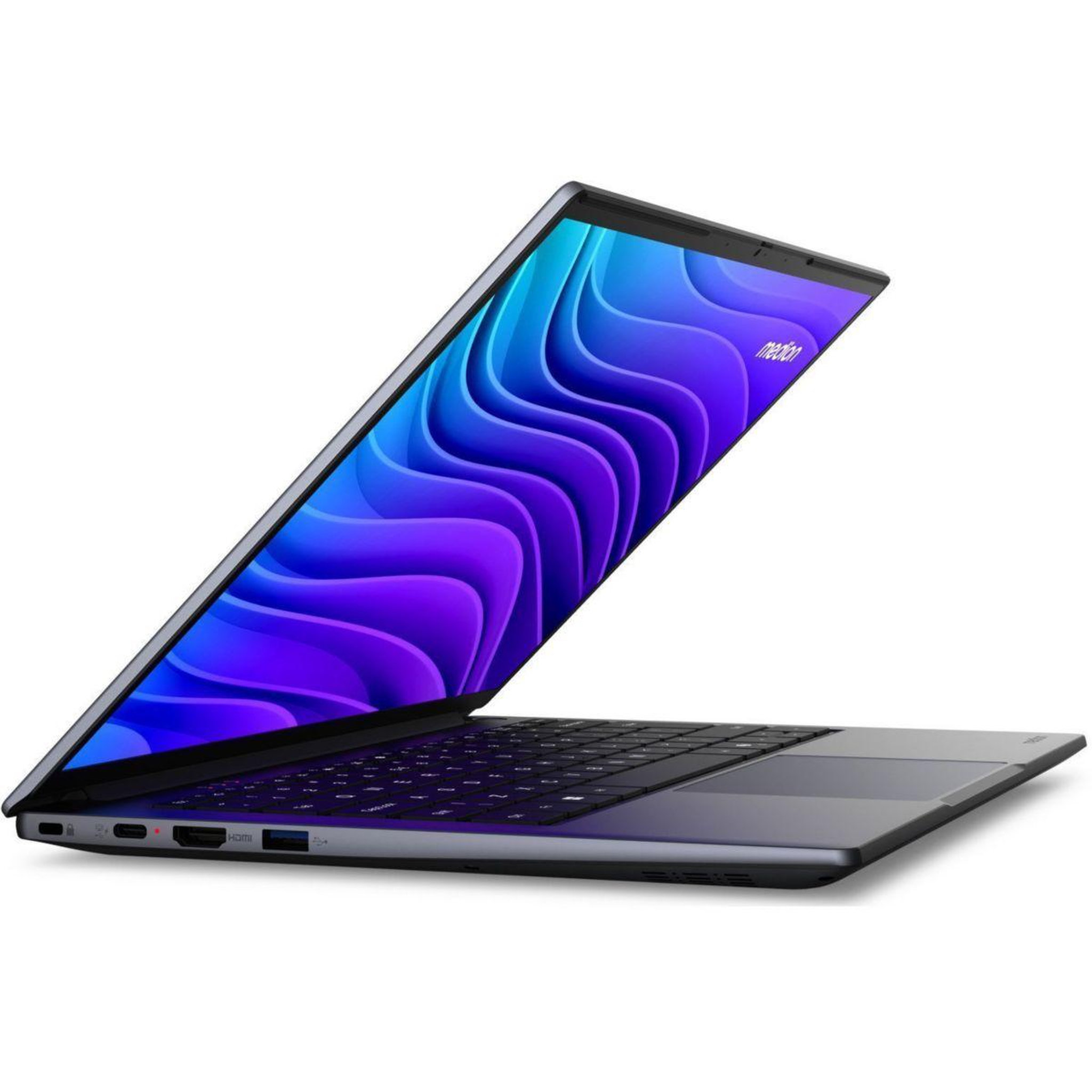 Voir la diapositive 4 : Medion Ordinateur portable avantum 17e1e md600034 m 17,3  intel n100 8 go ram ddr4 ssd 128 go