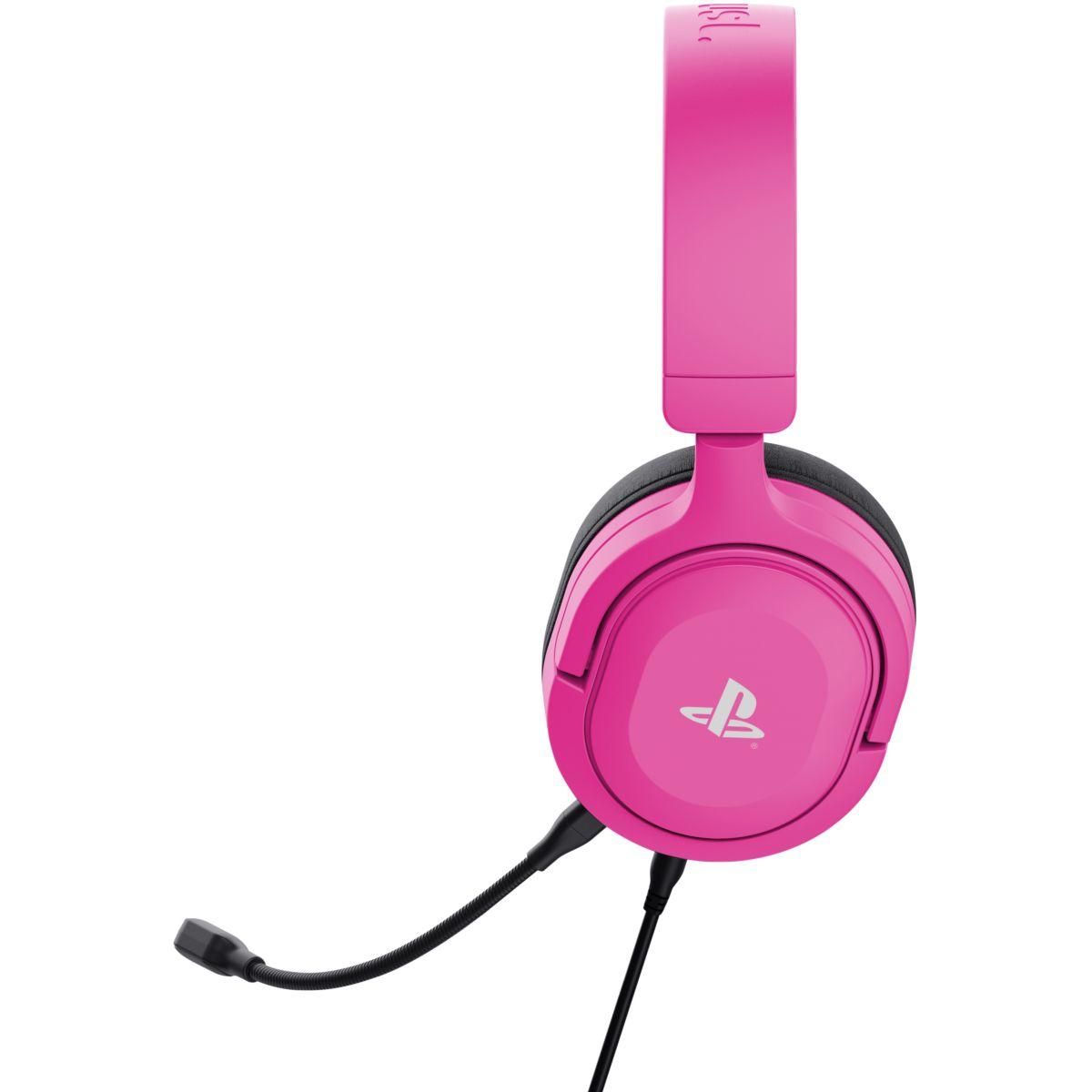 Trust Casque gamer Forta PS5 Rose