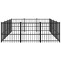 Voir la diapositive 4 : VIDAXL Chenil d'exterieur pour chiens Acier 11,58 m²