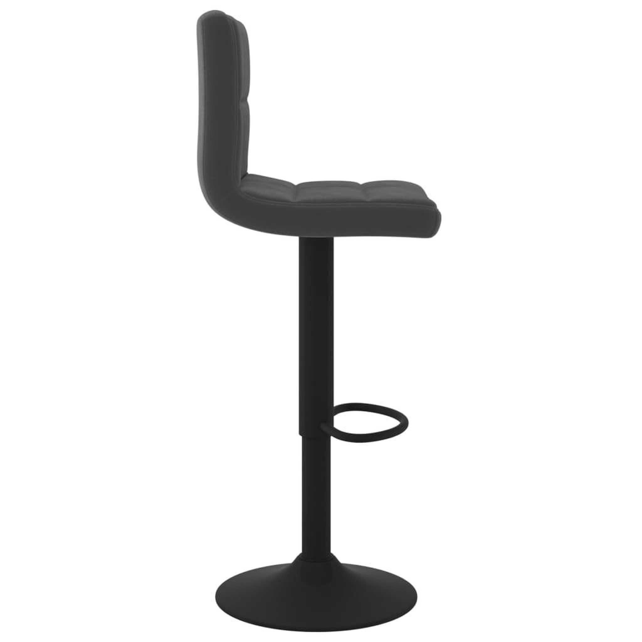 Voir la diapositive 4 : VIDAXL Tabouret de bar Noir Velours