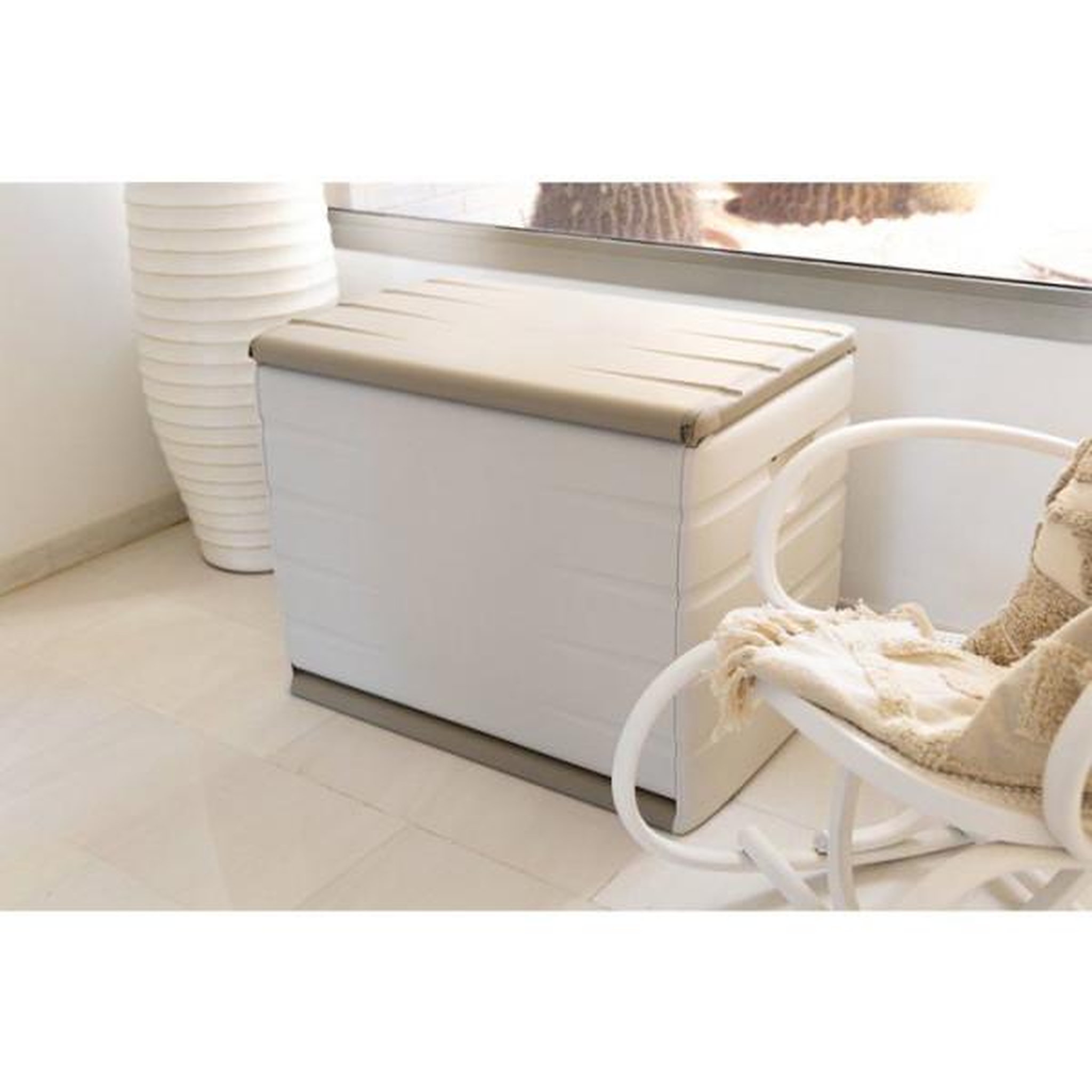 Voir la diapositive 4 : PLASTIKEN Coffre de rangement - PLASTIKEN - 260 L - 80 x 61 x 53 cm - Globo
