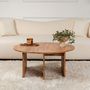 Voir la diapositive 4 : CONCEPT USINE Table basse ronde duo pin atlantique 90cm AZUS