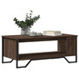 Voir la diapositive 4 : VIDAXL Table basse chene marron 100x51x40 cm bois d'ingenierie