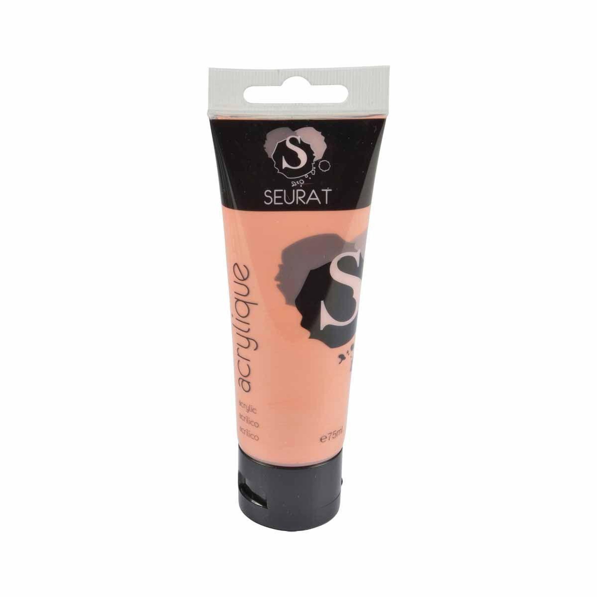 HOMEA Tube de Peinture Acrylique  Matisse  75ml Orange Pastel