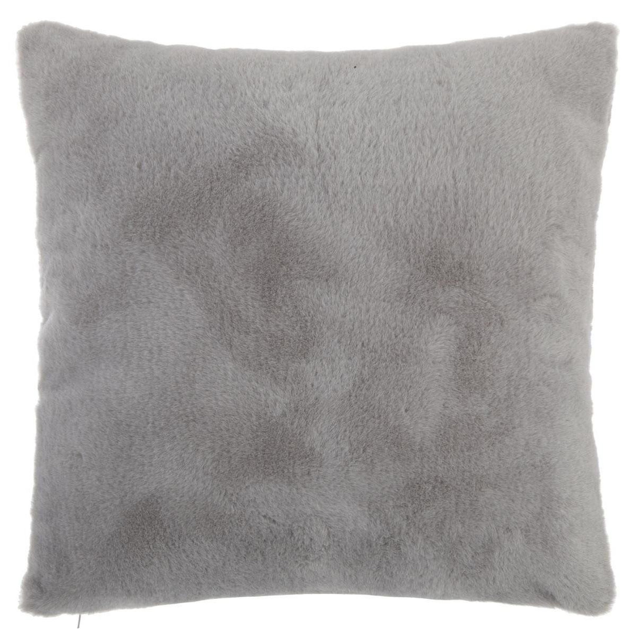 Voir la diapositive 3 : Atmosphera Kids Coussin imitation fourrure  astro  40x40cm gris