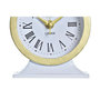 Voir la diapositive 2 : AAAAA Horloge de table DKD Home Decor Blanc Noir Verre Fer 12 x 6 x 13 cm (2 Unités)