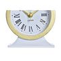 Voir la diapositive 2 : AAAAA Horloge de table DKD Home Decor Blanc Noir Verre Fer 12 x 6 x 13 cm (2 Unités)
