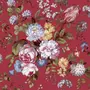 Noordwand Noordwand Papier peint Blooming Garden 6 Big Flowers Rouge et bleu
