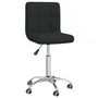 Voir la diapositive 2 : VIDAXL Chaise pivotante de bureau Noir Tissu