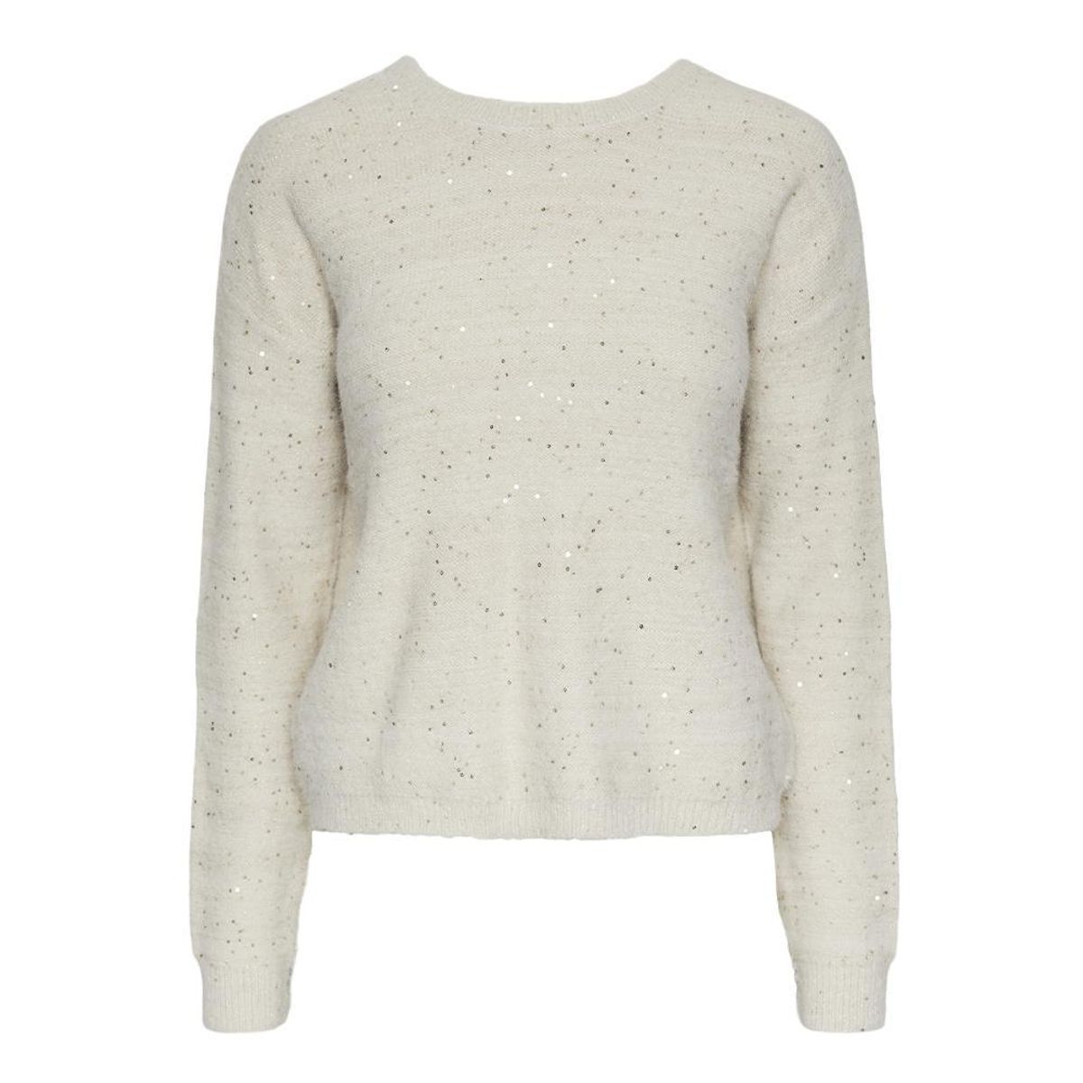 Pieces Gilet Ecru Femme Pieces Nilja