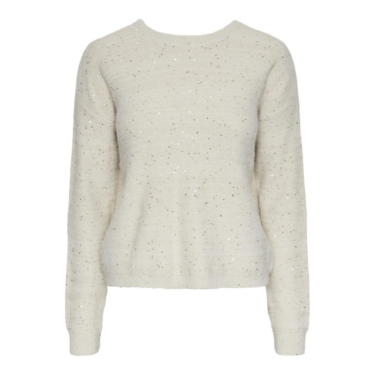 Pieces Gilet Ecru Femme Pieces Nilja