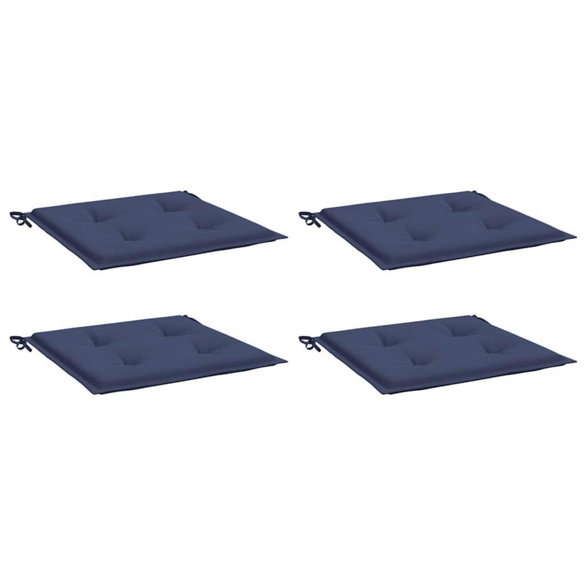 VIDAXL Coussins de palette lot de 4 bleu marine 50x50x3cm tissu oxford