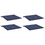 Voir la diapositive 3 : VIDAXL Coussins de palette lot de 4 bleu marine 50x50x3cm tissu oxford