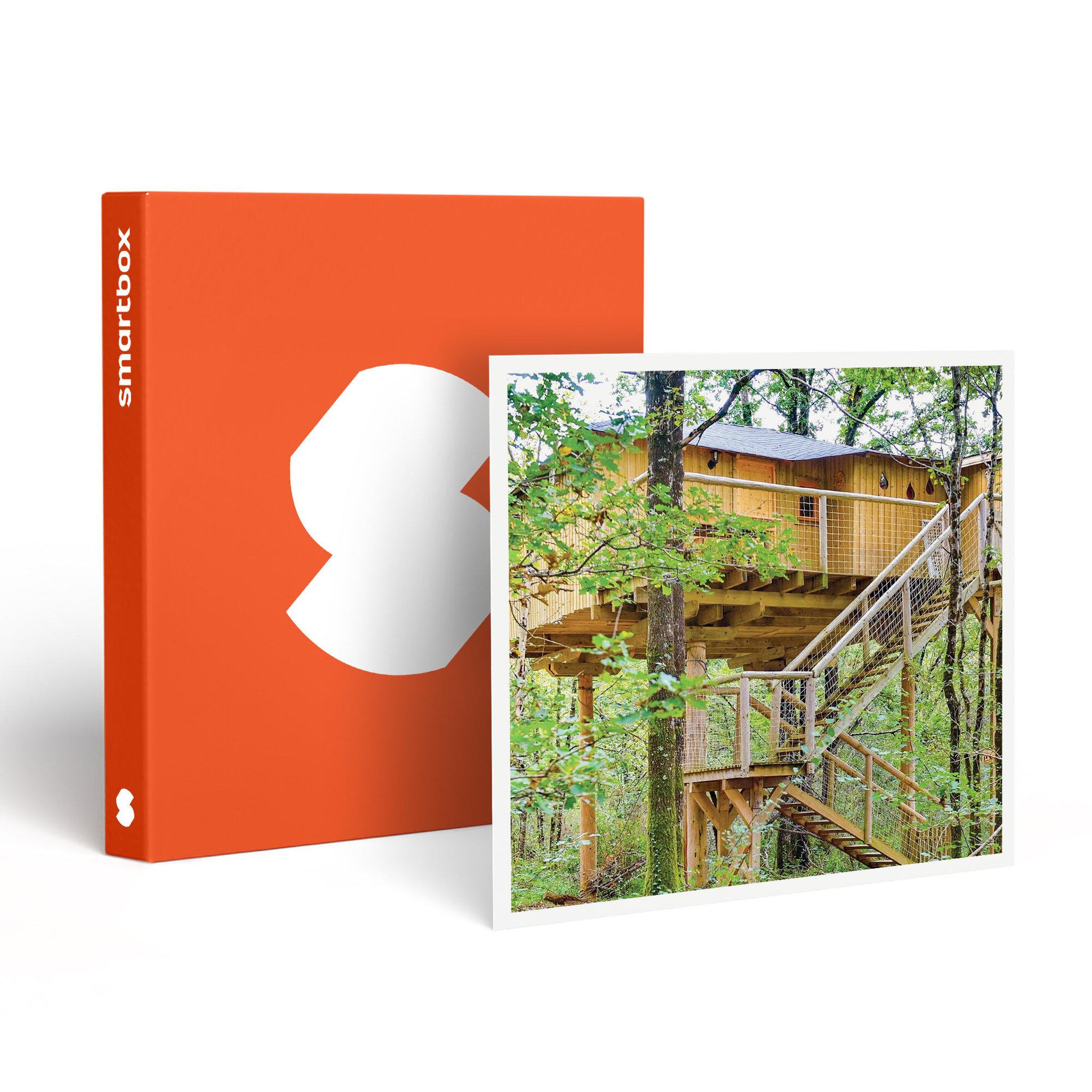 Smartbox 3 jours en famille dans une maison dans les arbres avec mini-golf près de poitiers - coffret cadeau séjour