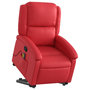 Voir la diapositive 3 : VIDAXL Fauteuil inclinable de massage Rouge Similicuir