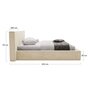 Voir la diapositive 5 : BEST MOBILIER Eros - lit coffre - 140x200 cm - sommier inclus - en velours