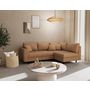 Voir la diapositive 1 : LISA DESIGN Rune - canapé d'angle droit 4 places en simili