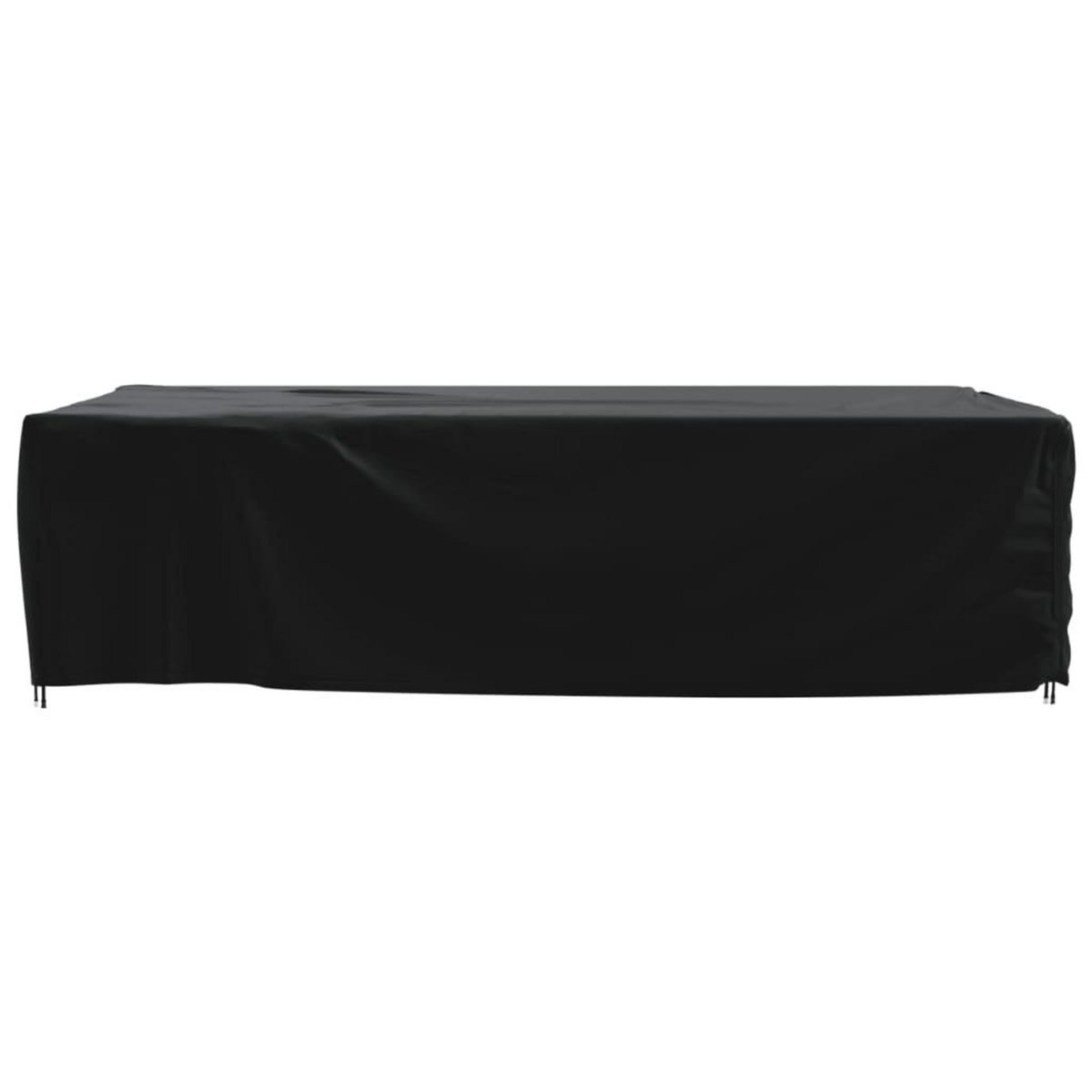 VIDAXL Housse de salon de jardin noir 350x260x90 cm oxford 420D