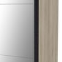 Voir la diapositive 3 : Armoire 2 portes coulissantes 1 miroir L200 cm THIBAULT