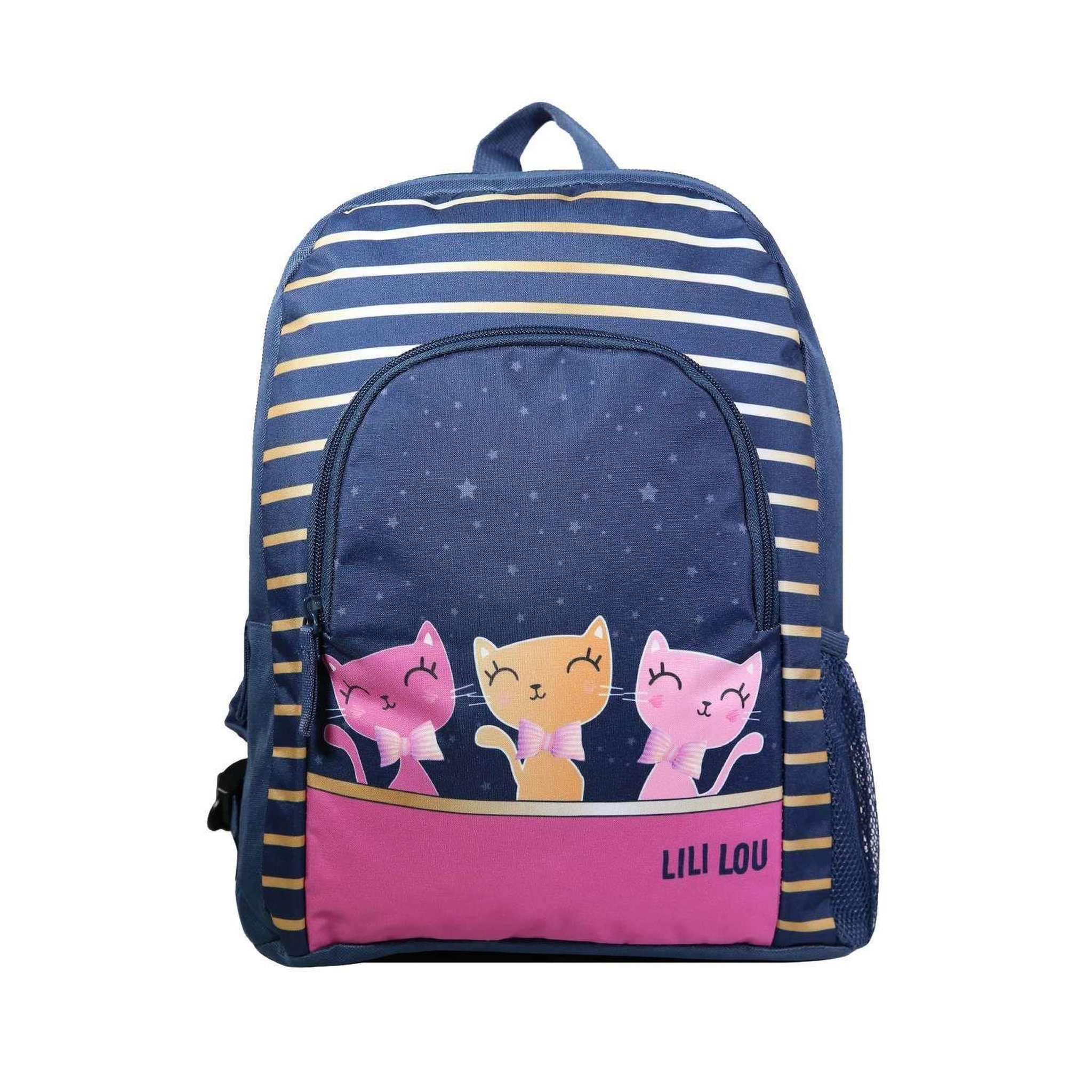 Bagtrotter BAGTROTTER Sac à dos 37 cm avec poche Lili Lou Chat Bleu