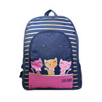 Bagtrotter BAGTROTTER Sac à dos 37 cm avec poche Lili Lou Chat Bleu