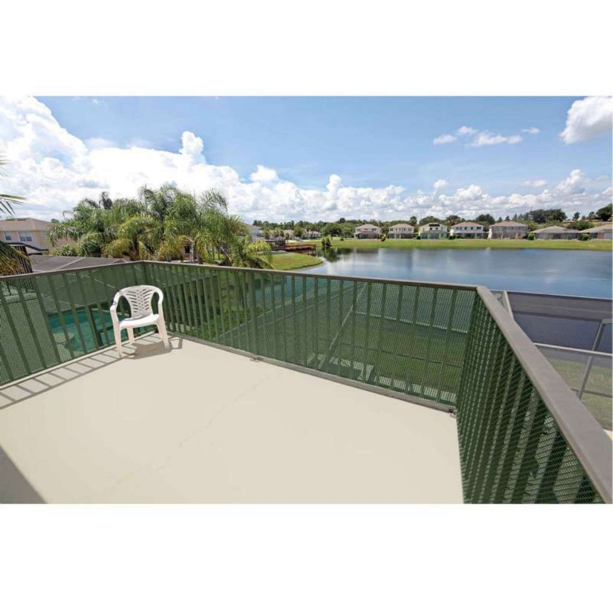 Tenax Grillage plastique vert 9x9 mm Taille 1 x 5 m