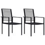 Voir la diapositive 1 : VIDAXL Chaises de jardin lot de 2 Rotin PVC Noir