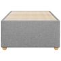 Voir la diapositive 4 : VIDAXL Cadre de lit sans matelas gris clair 90x190 cm tissu