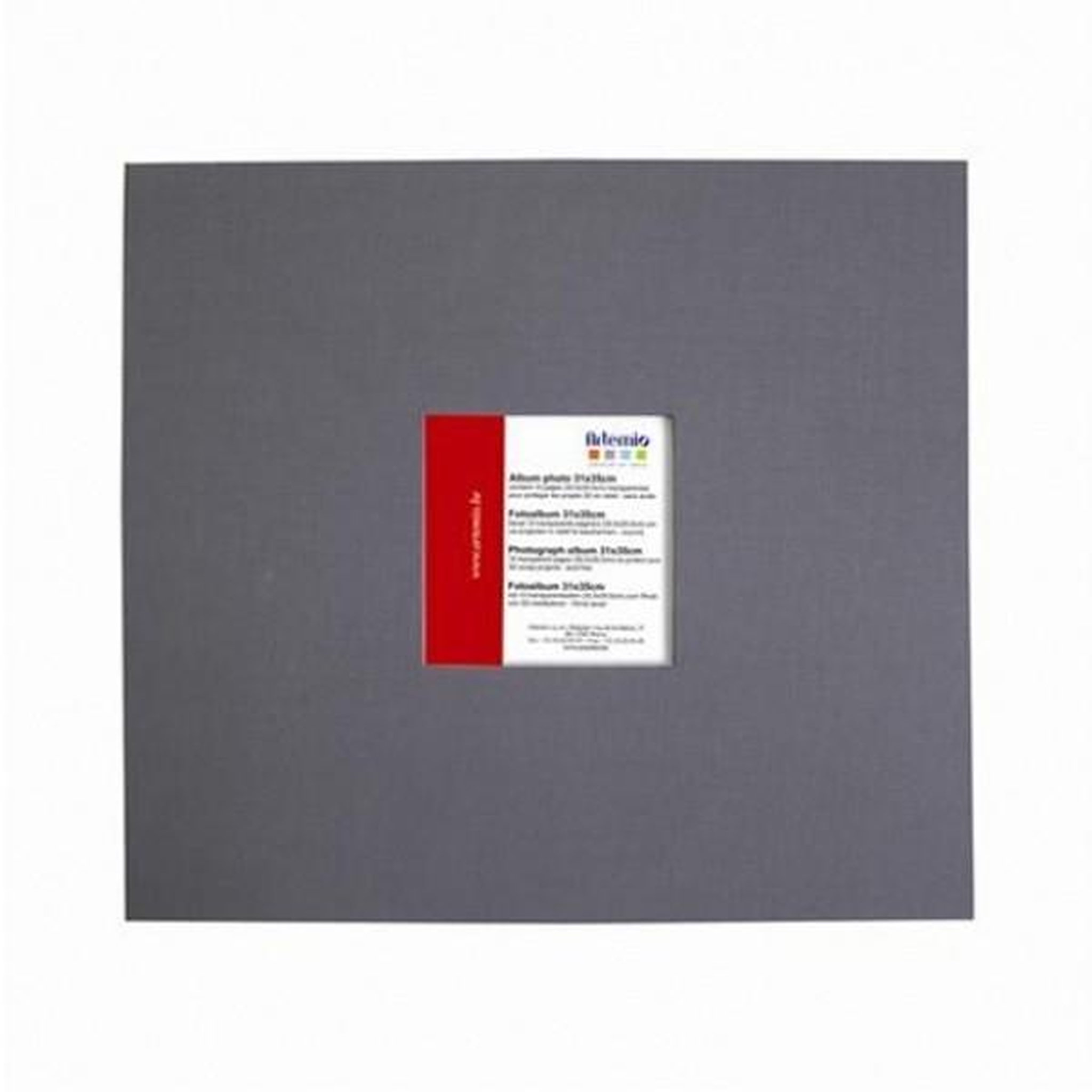 Artemio Album photo 30 x 30 cm - gris foncé