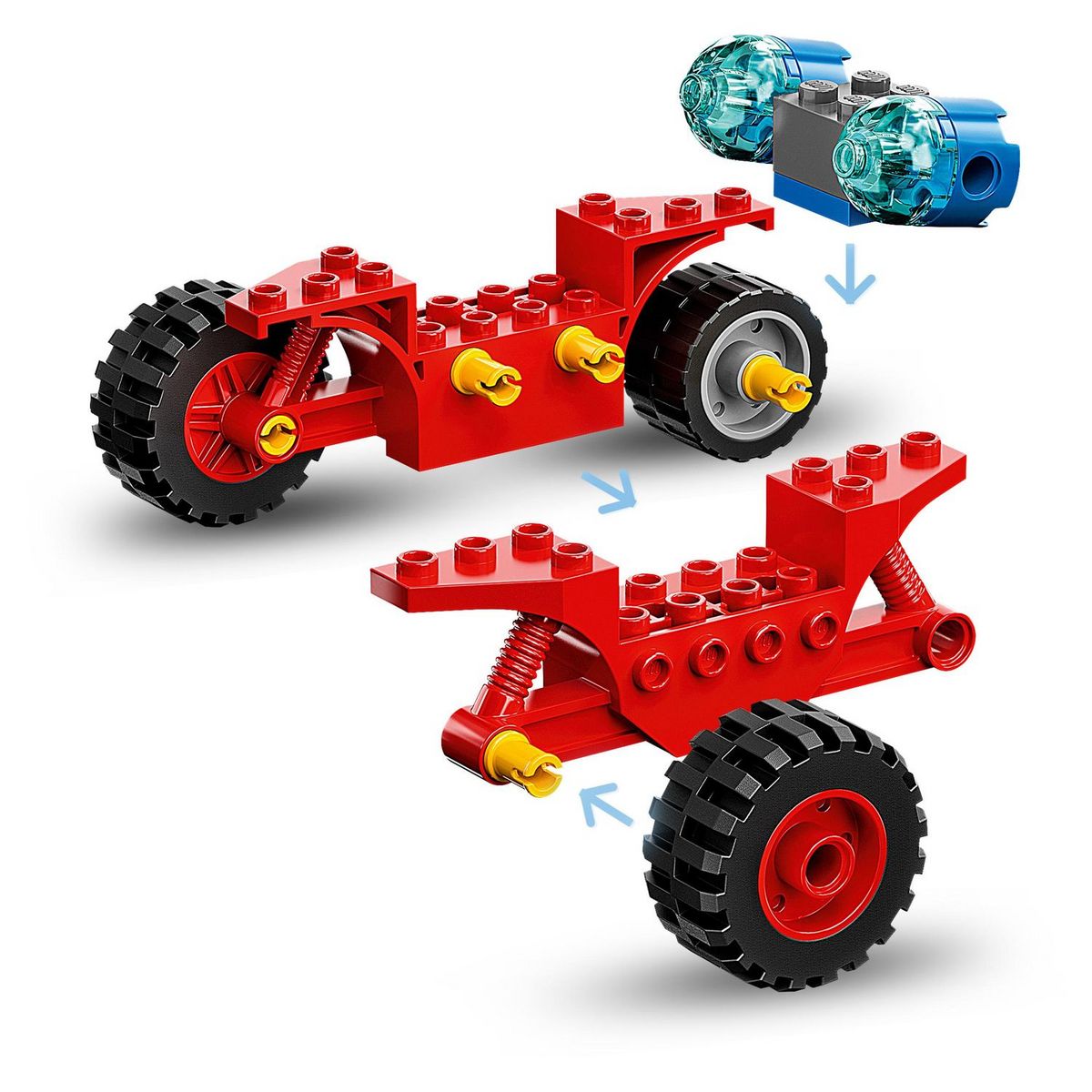 LEGO Marvel 10781 Spidey et Ses Amis Extraordinaires Miles Morales : Le Techno-Trike de Spider-Man