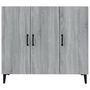 Voir la diapositive 5 : VIDAXL Buffet sonoma gris 90x34x80 cm bois d'ingenierie