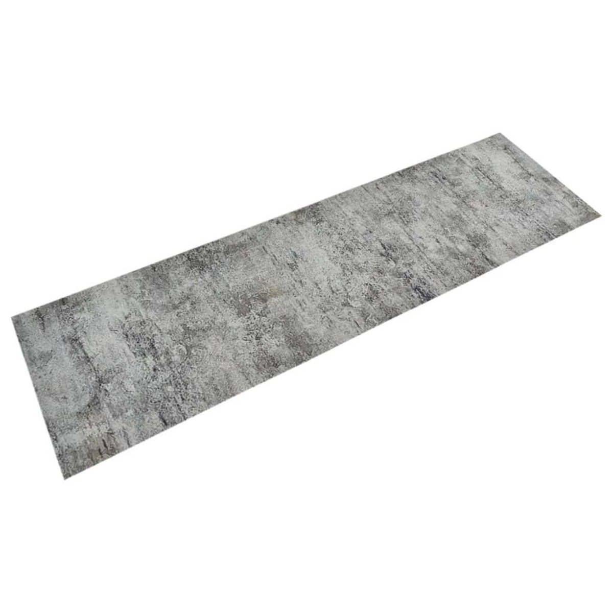 VIDAXL Tapis de cuisine lavable impression beton 45x150 cm velours