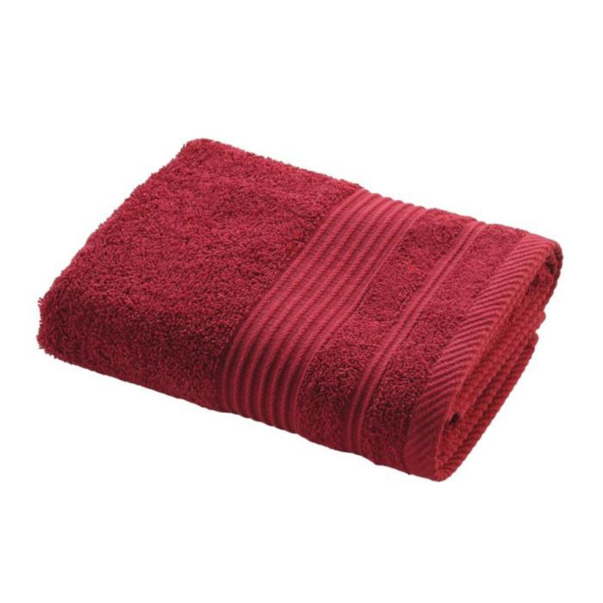 Paris Prix Serviette de Toilette  Tendresse  50x90cm Rubis