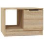 Voir la diapositive 2 : VIDAXL Table basse chene sonoma 50x50x36 cm bois d'ingenierie