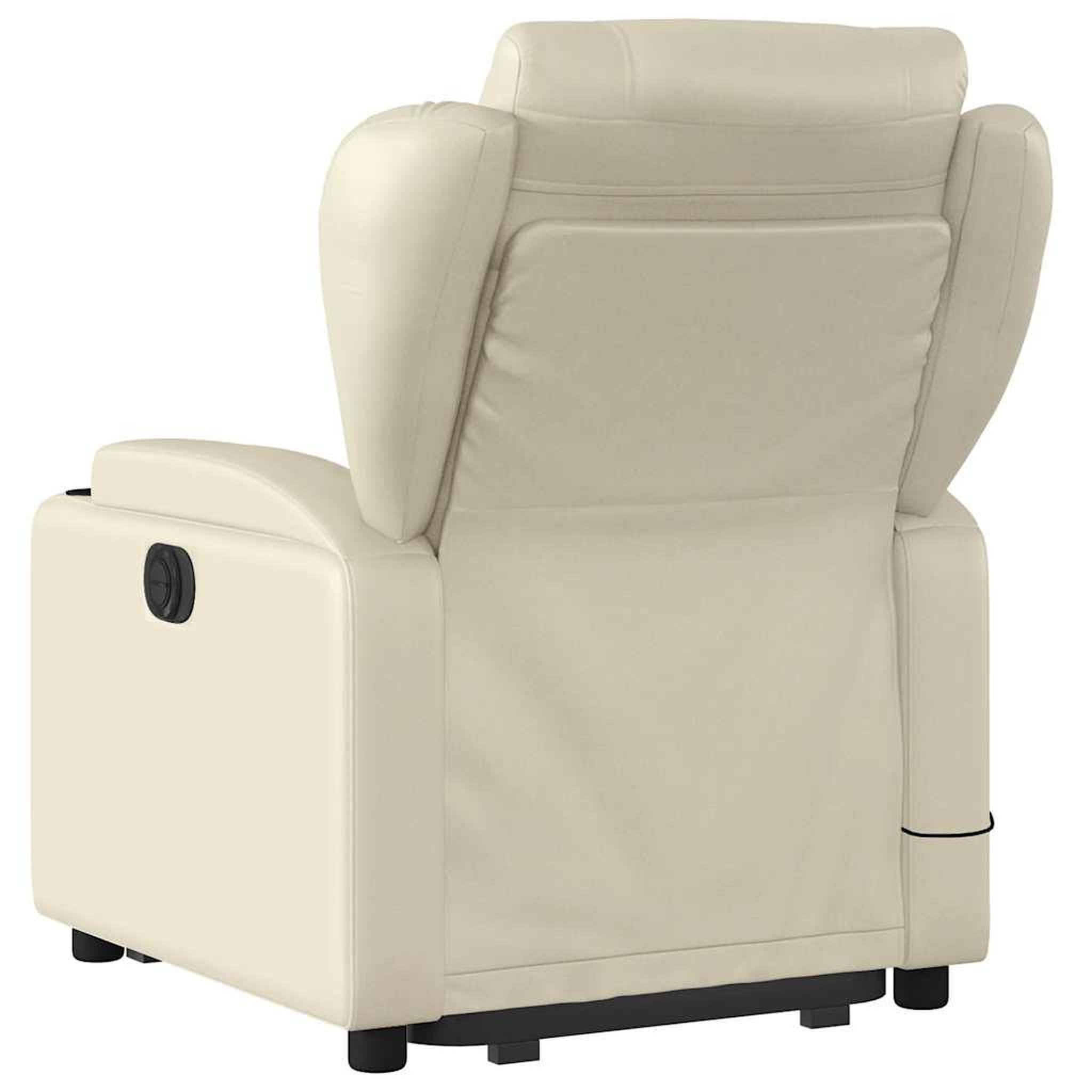 Voir la diapositive 5 : VIDAXL Fauteuil inclinable de massage Creme Similicuir