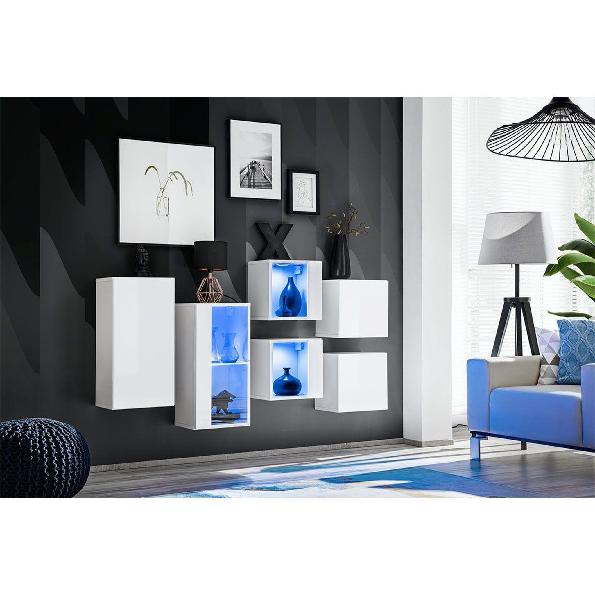 Voir la diapositive 3 : Paris Prix Meuble de rangement  switch iv  320cm blanc