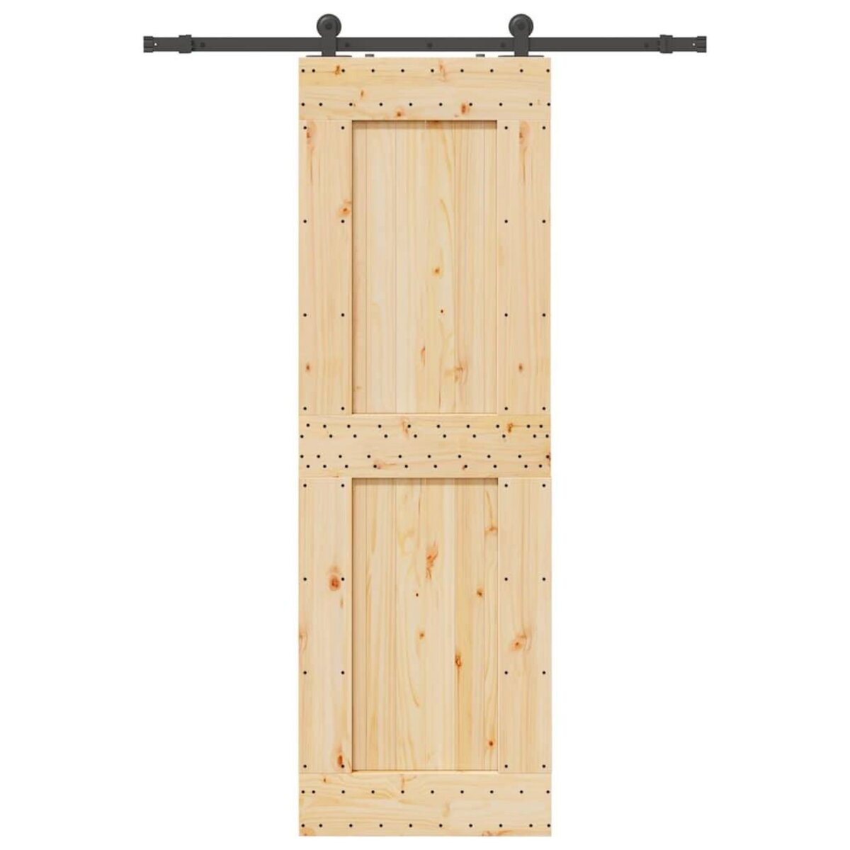 VIDAXL Porte coulissante et kit de quincaillerie 70x210 cm pin massif