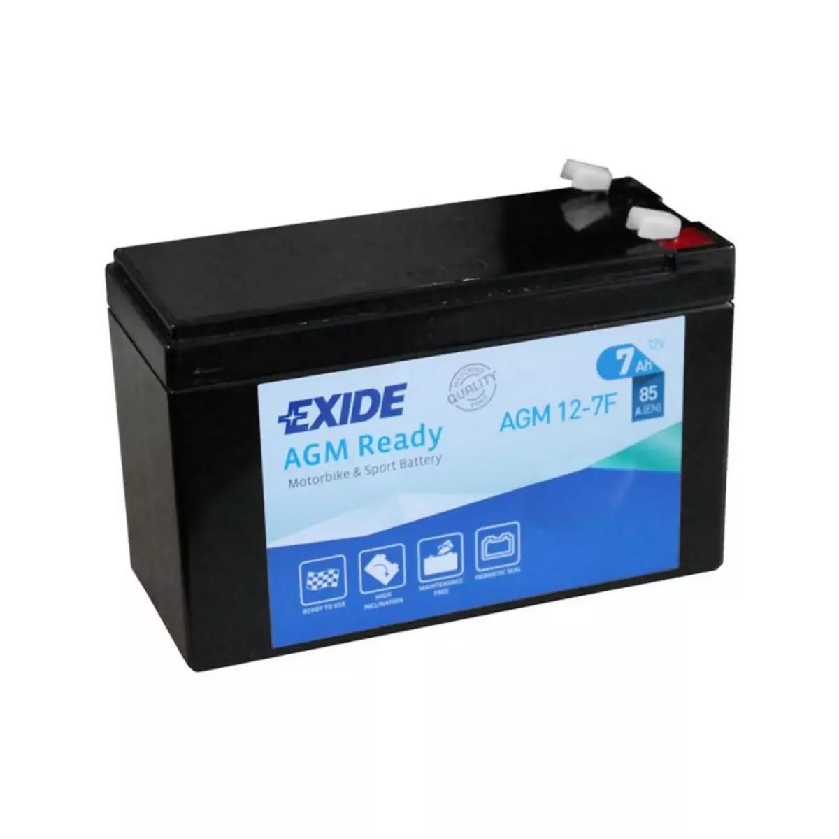 EXIDE Batterie moto Exide AGM12-7F 12v 7ah 85A
