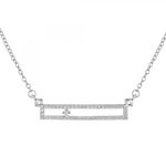 SC CRYSTAL Collier par SC Crystal orné d'un véritable diamant