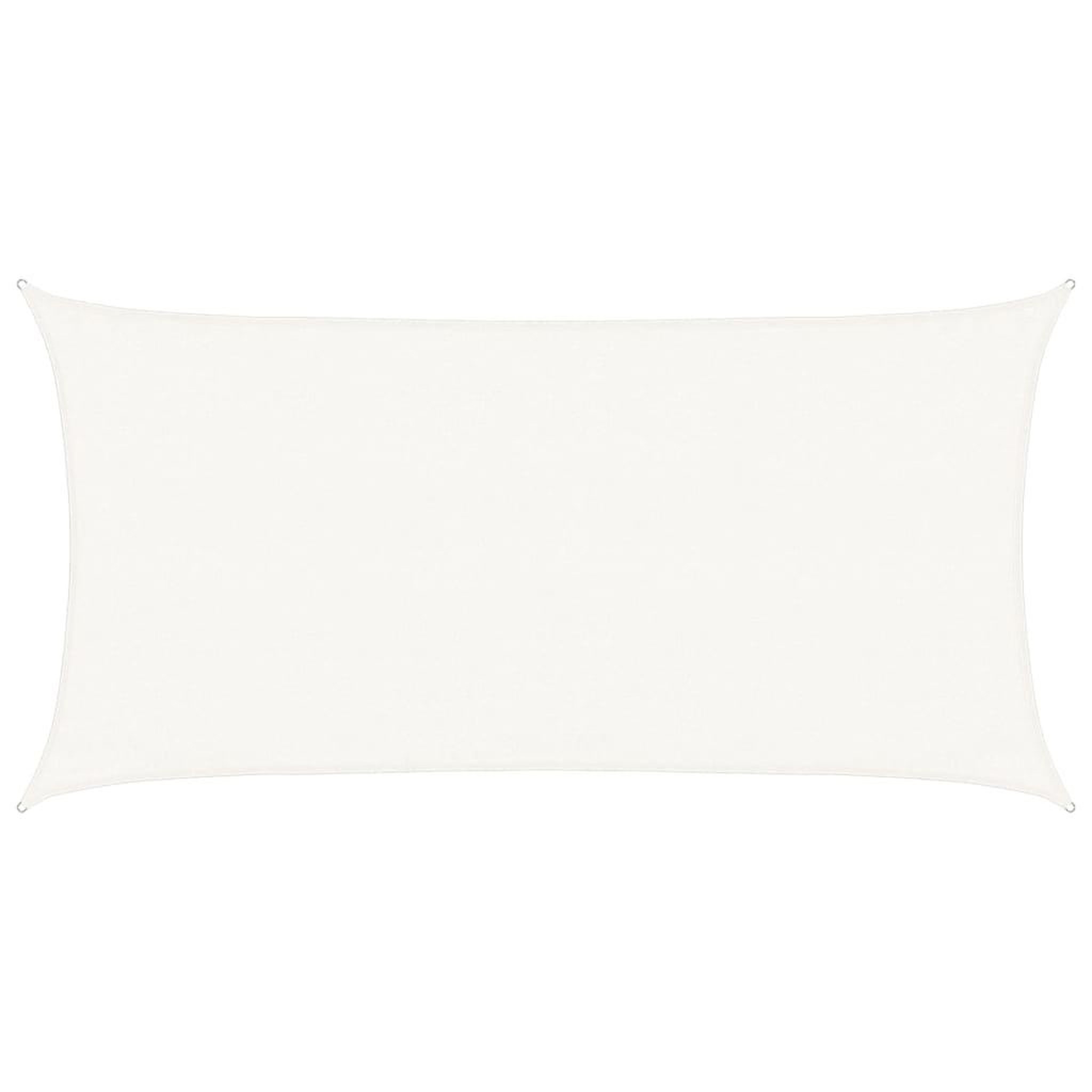 Voir la diapositive 2 : VIDAXL Voile d'ombrage 160 g/m^2 Blanc 3x6 m PEHD
