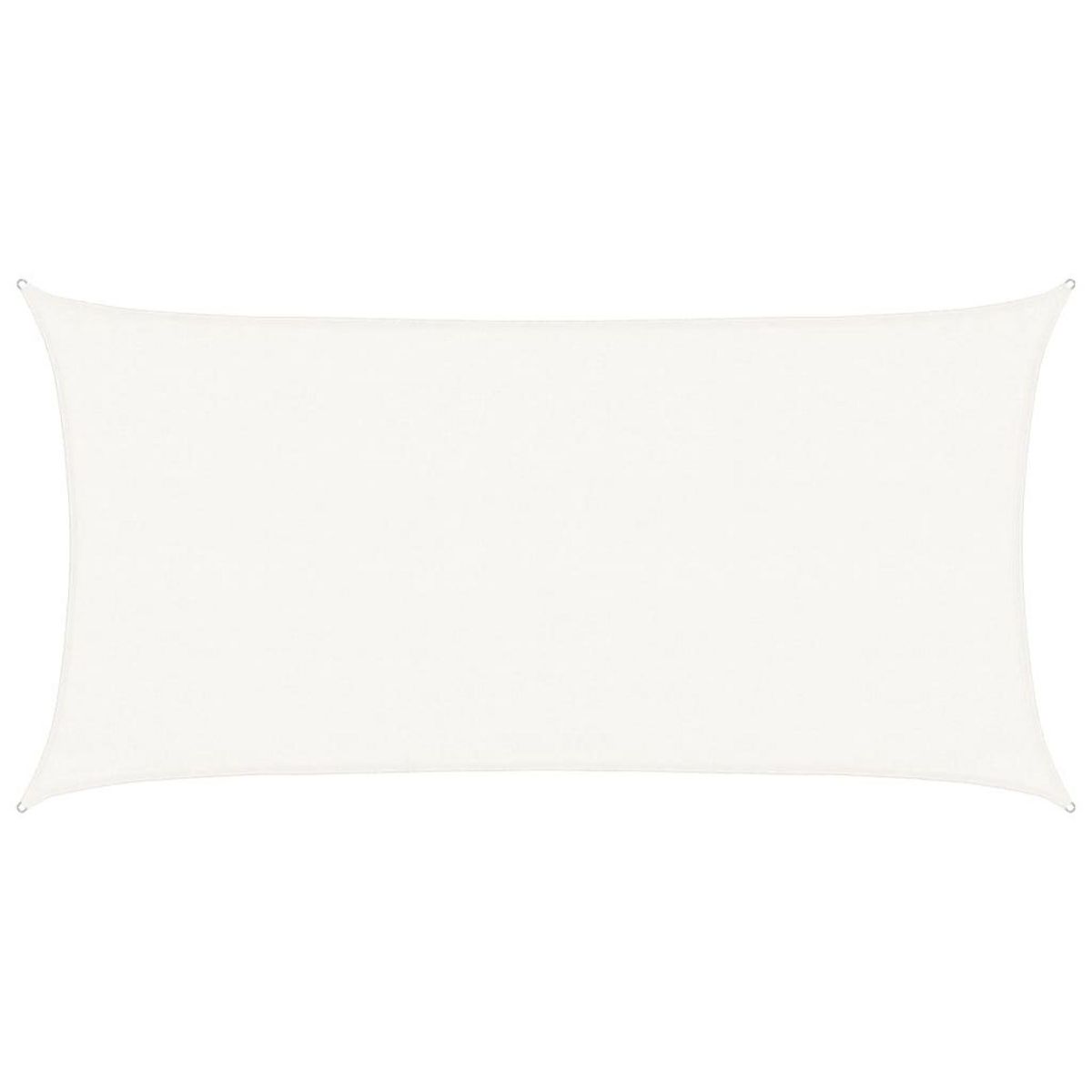 VIDAXL Voile d'ombrage 160 g/m^2 Blanc 3x6 m PEHD