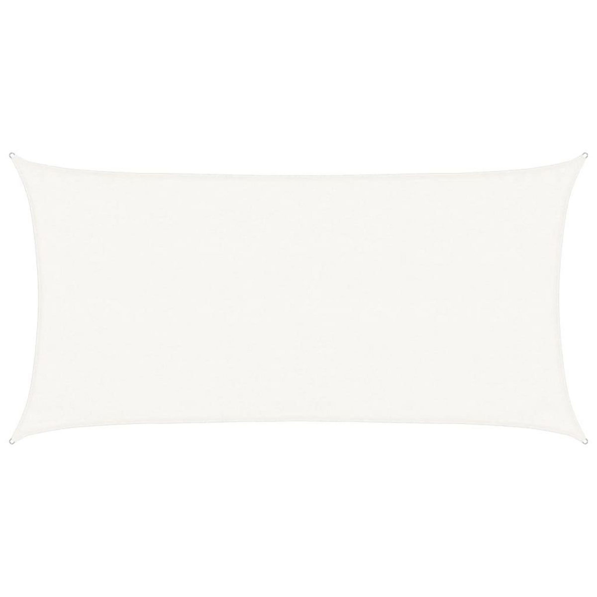 VIDAXL Voile d'ombrage 160 g/m^2 Blanc 3x6 m PEHD