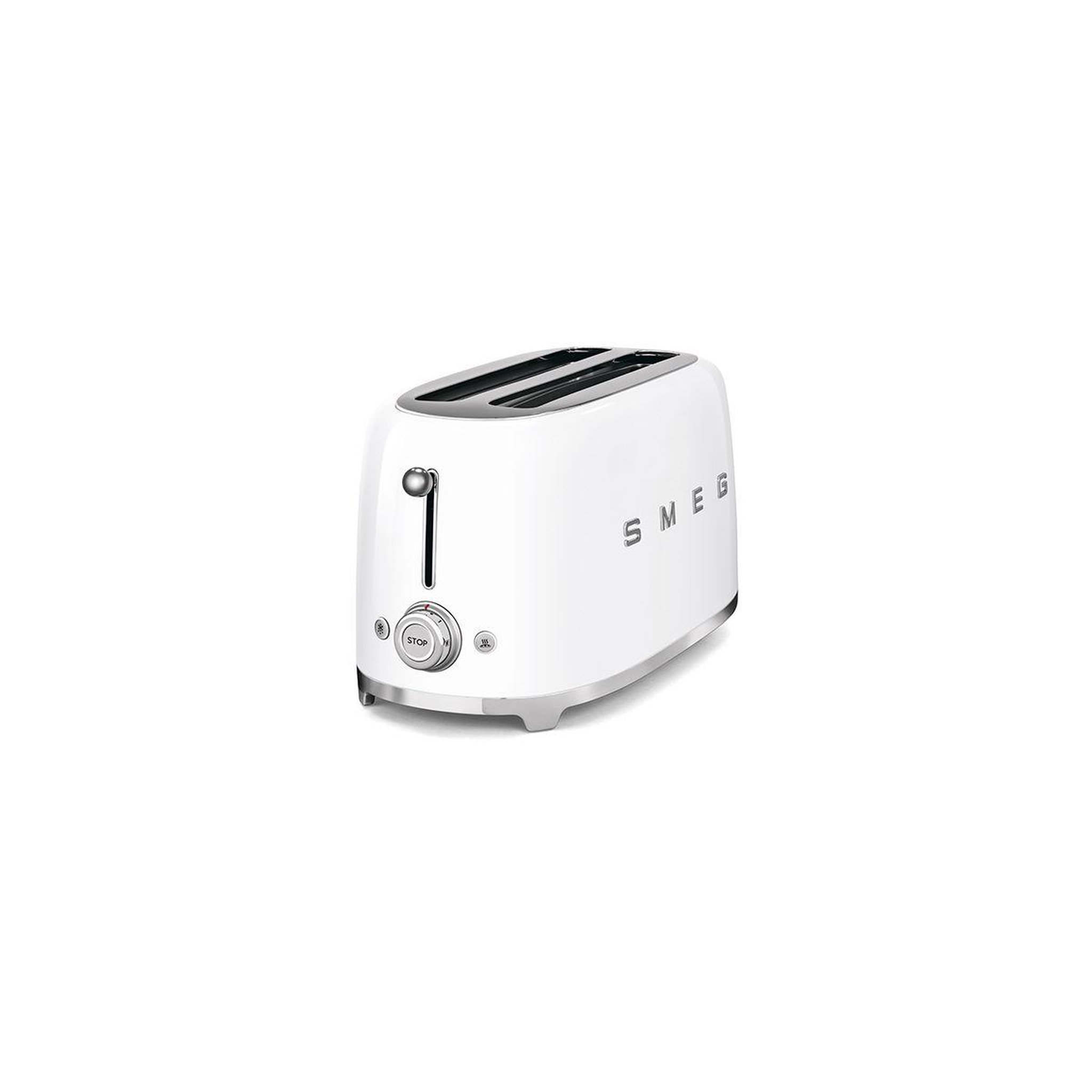 Voir la diapositive 2 : SMEG Grille-pain tsf02wheu blanc