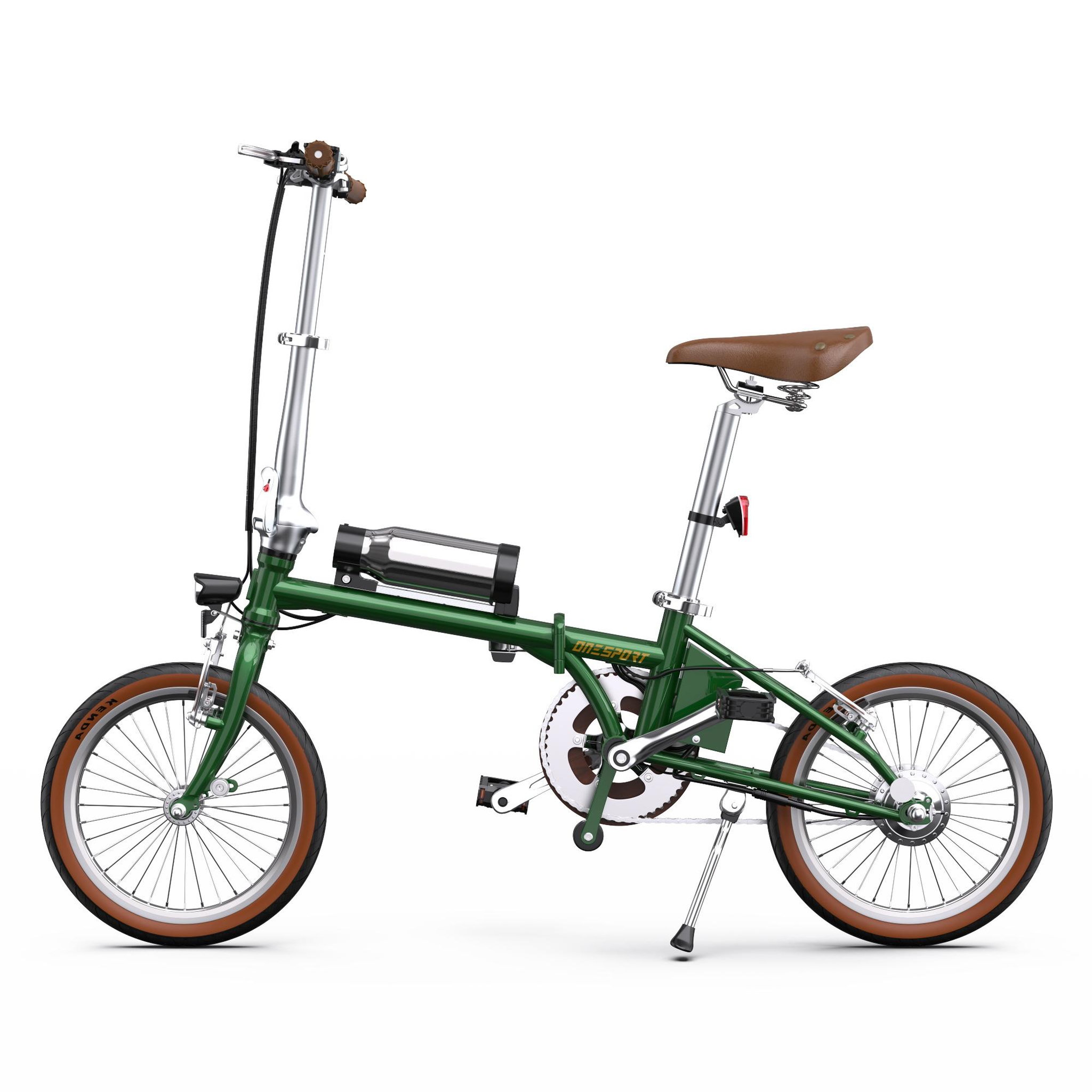 Voir la diapositive 2 : ONESPORT Vélo électrique compact ONESPORT OT02