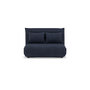Voir la diapositive 1 : BEST MOBILIER Candice - banquette 2 places convertible clic-clac en velours côtelé