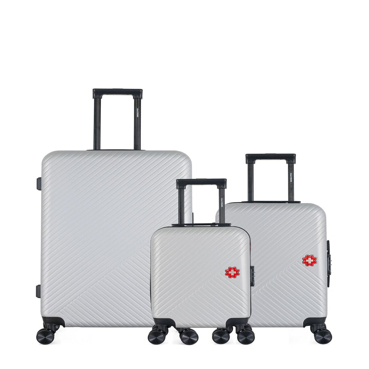 SWISS KOPPER SWISS KOPPER - LOT DE 3 - Valises grand format, cabine et cabine XXS SPIEZ