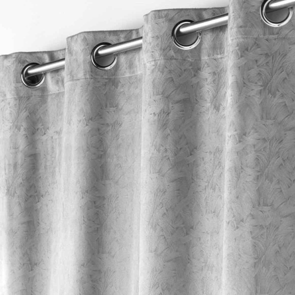 Paris Prix Rideau Occultant  Aquarelle  135x240cm Gris