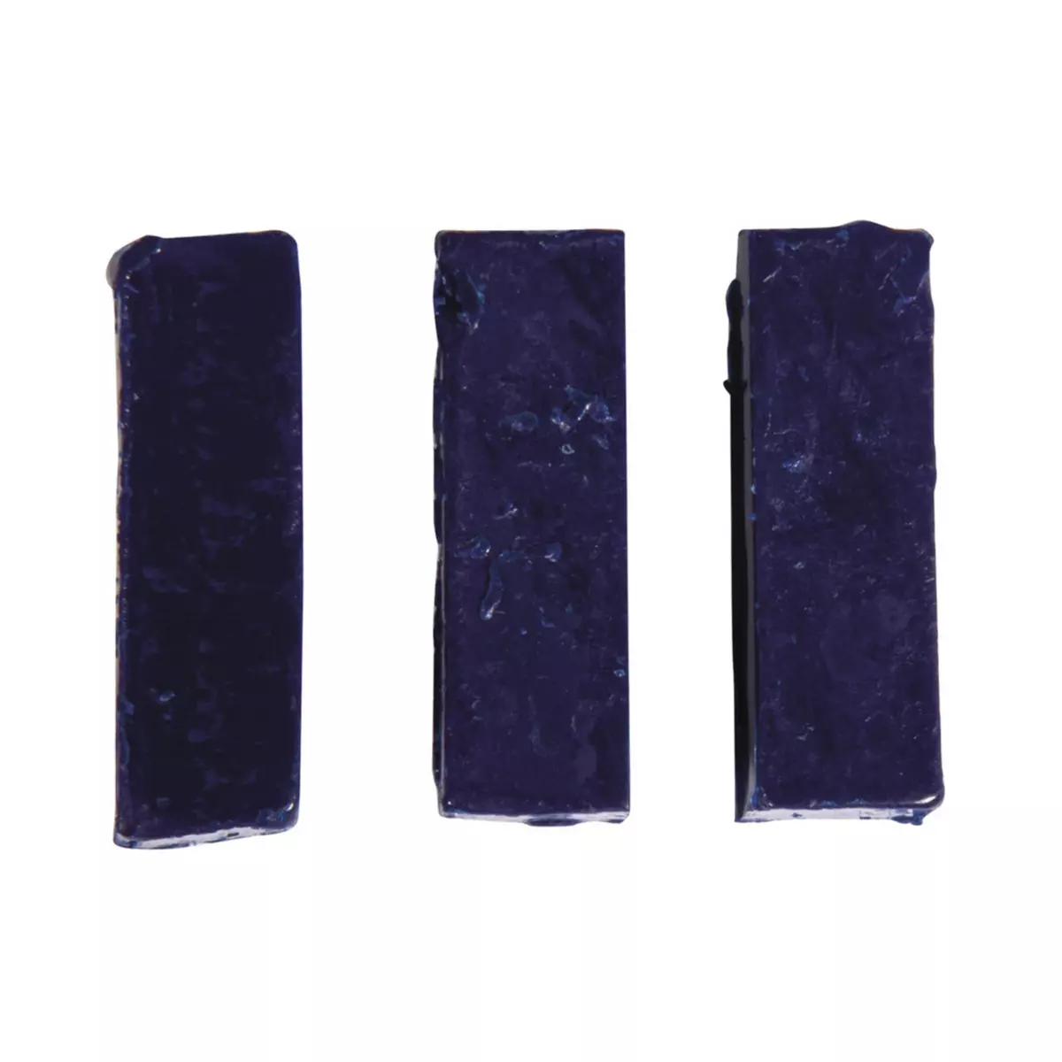 Rayher Pigments de couleur pour cire, bleu foncé, 1x1x2,9cm, 3 pces