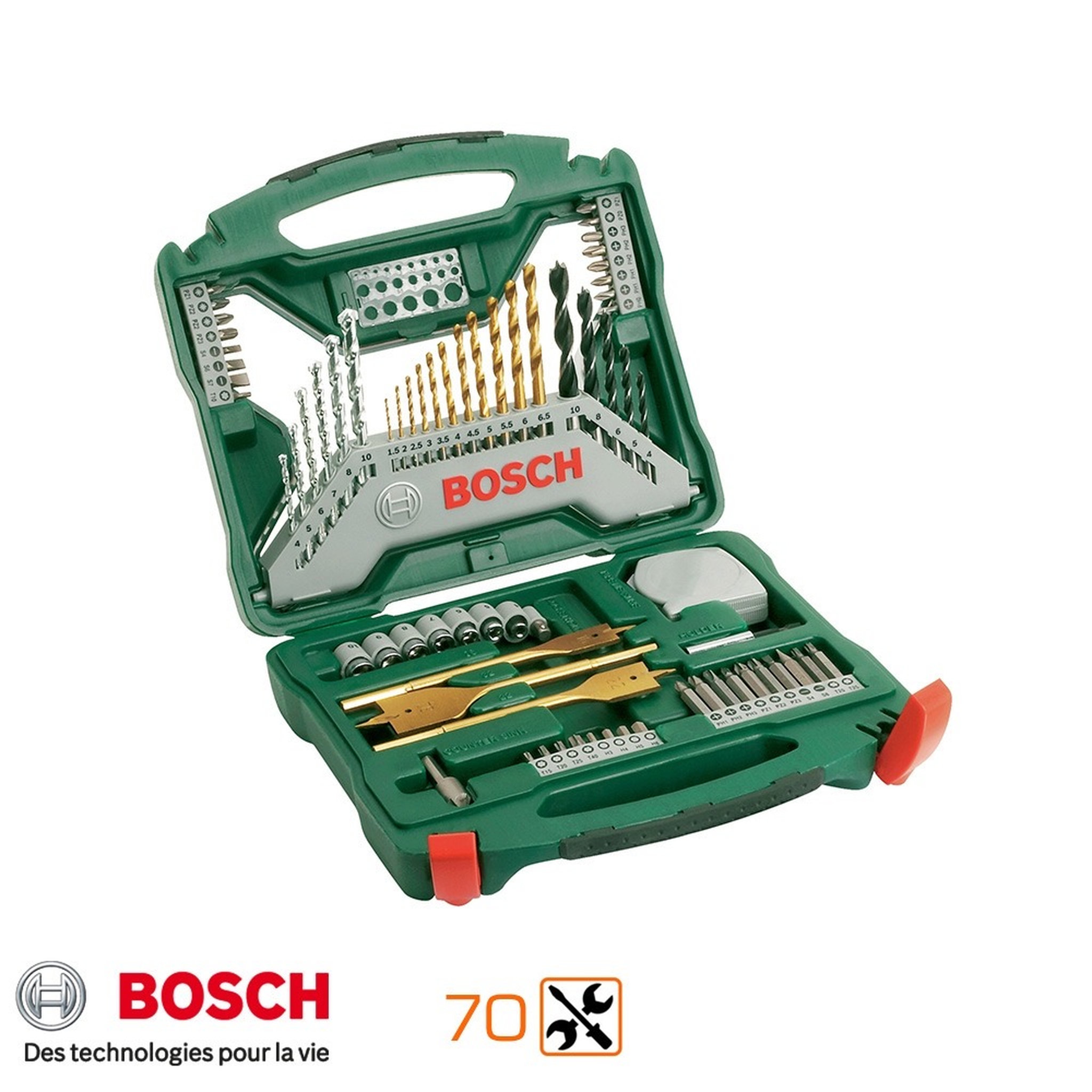 BOSCH Coffret X-Line Titanium - 70 pièces 