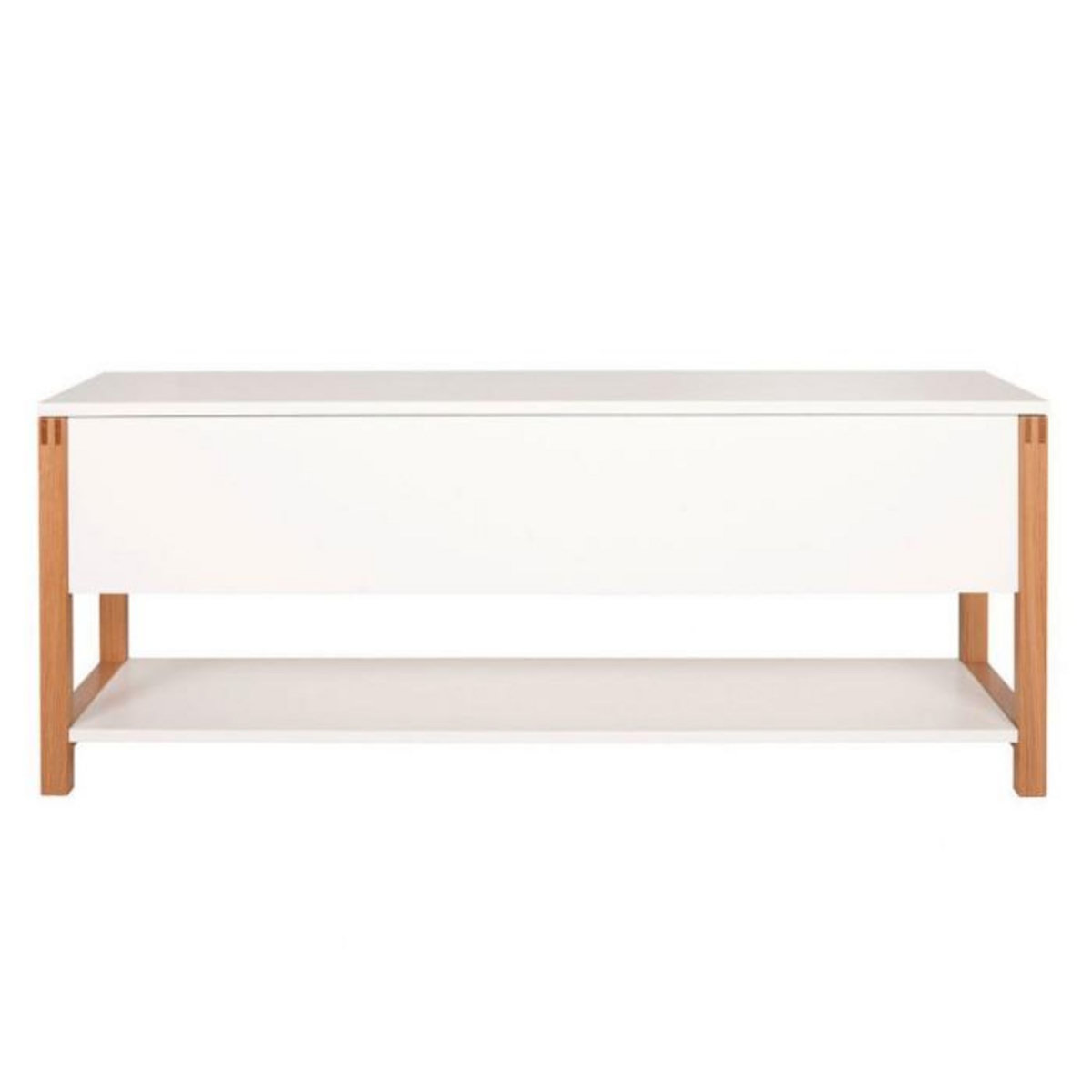 Paris Prix Banc de Rangement Design  Northgate  120cm Chêne & Blanc